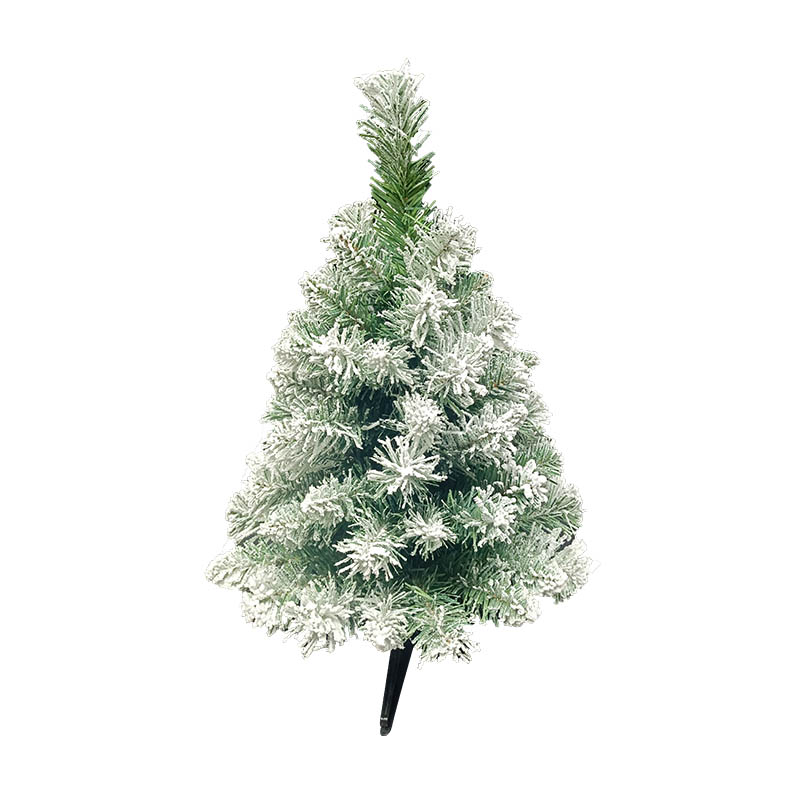 HCG45-73TS, Mini árbol de Navidad nevado de escritorio de 18 pulgadas